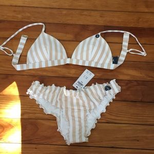 Hollister creme bikini